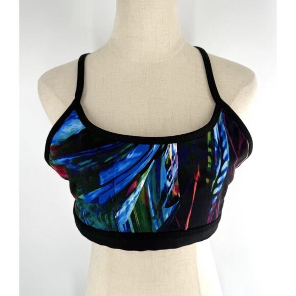 Fabletics Snapdragon Reversible Sports Bra Size XL New Moisture Wicking Gym Yoga